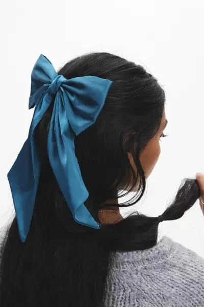 Urban Outfitters Matte Satin Hair Bow Clip 1