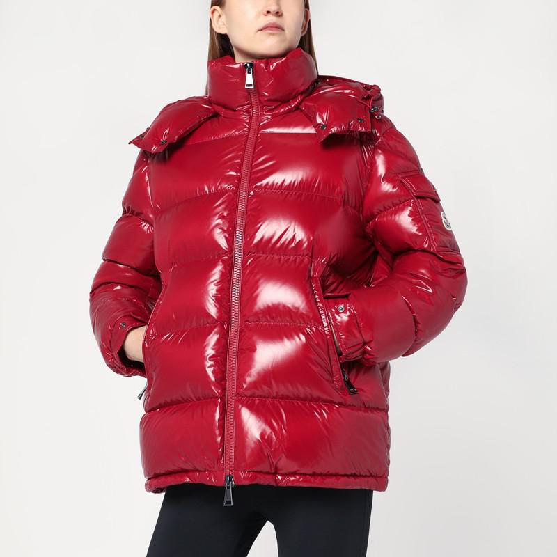 Moncler Seigne Logo Black Parka - Jackets - Compare Prices