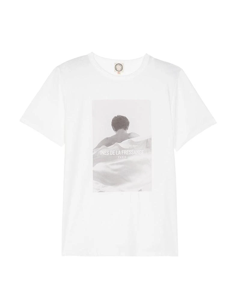 INES DE LA FRESSANGE PARIS Oscar white printed T-shirt 1