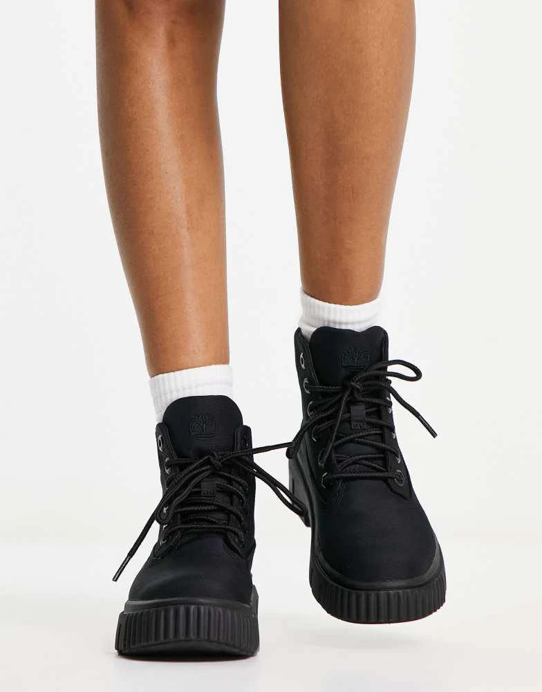 Timberland Timberland greyfield black canvas boots 3