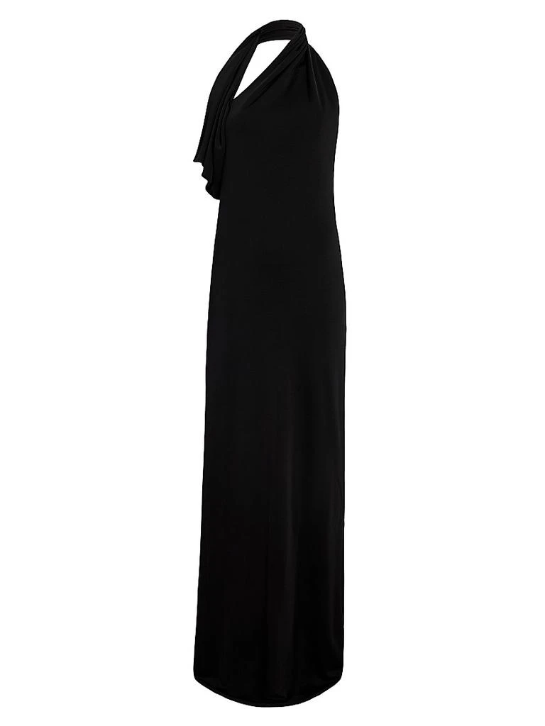 Khaite Roza Draped Halter Gown 1