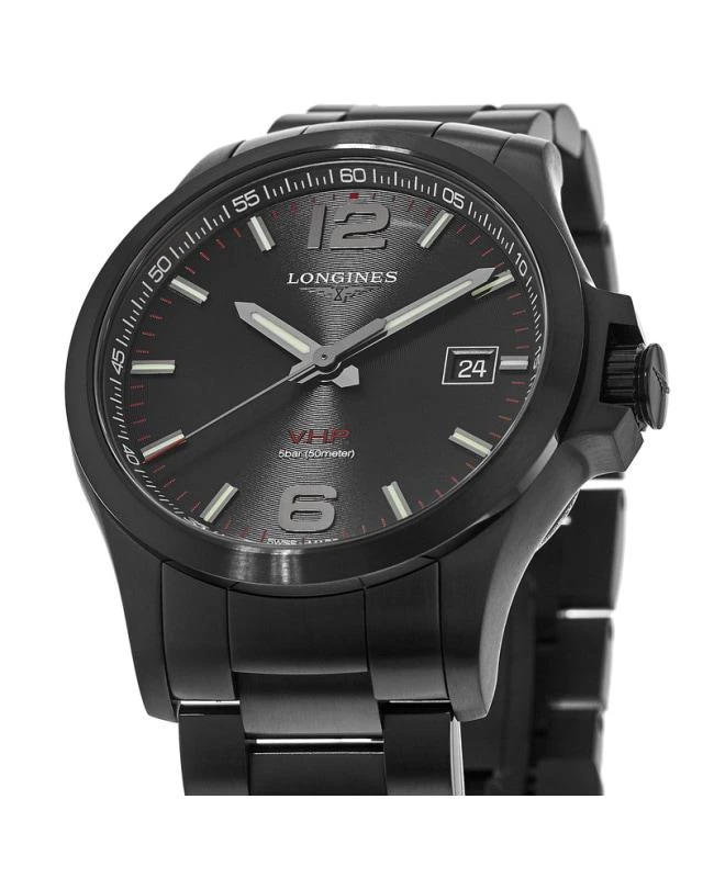 Longines Longines Conquest V.H.P. 41mm Black PVD Black Dial Men's Watch L3.716.2.56.6 2