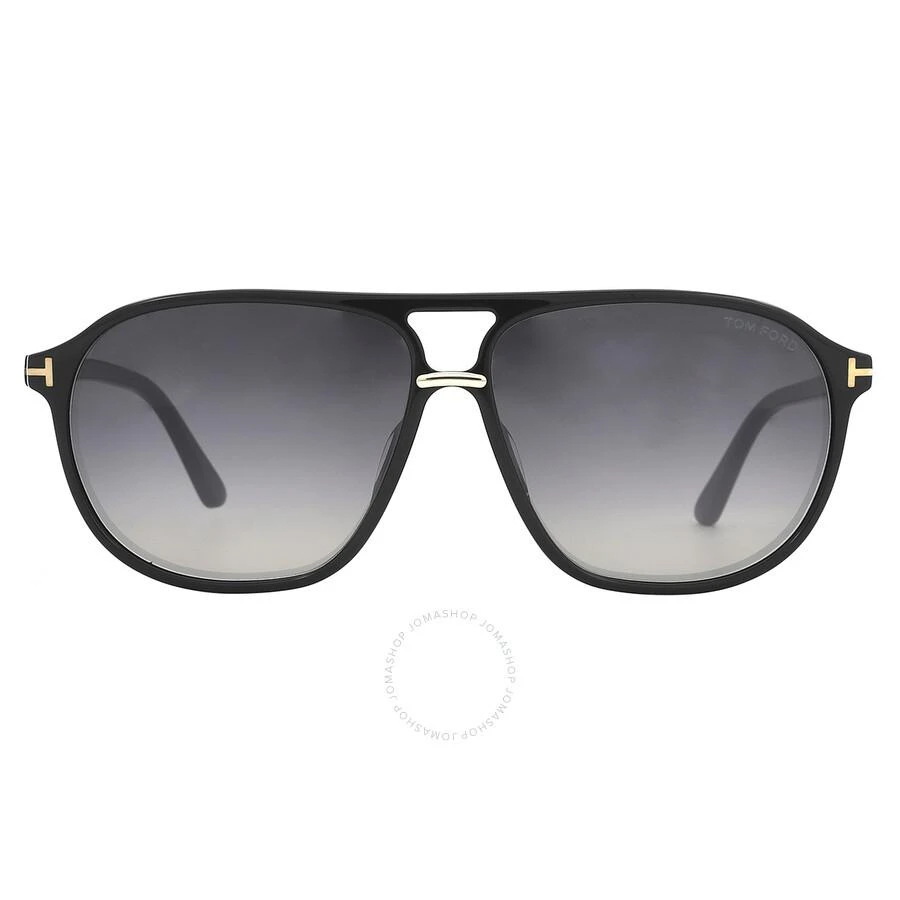 Tom Ford Bruce Smoke Gradient Navigator Men's Sunglasses FT1026 01B 61 1