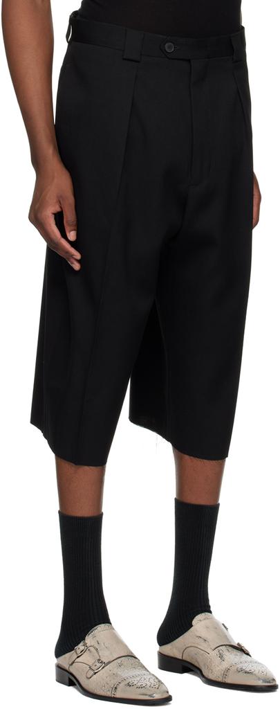 Enfants Riches Deprimes Black Cut Off Shorts