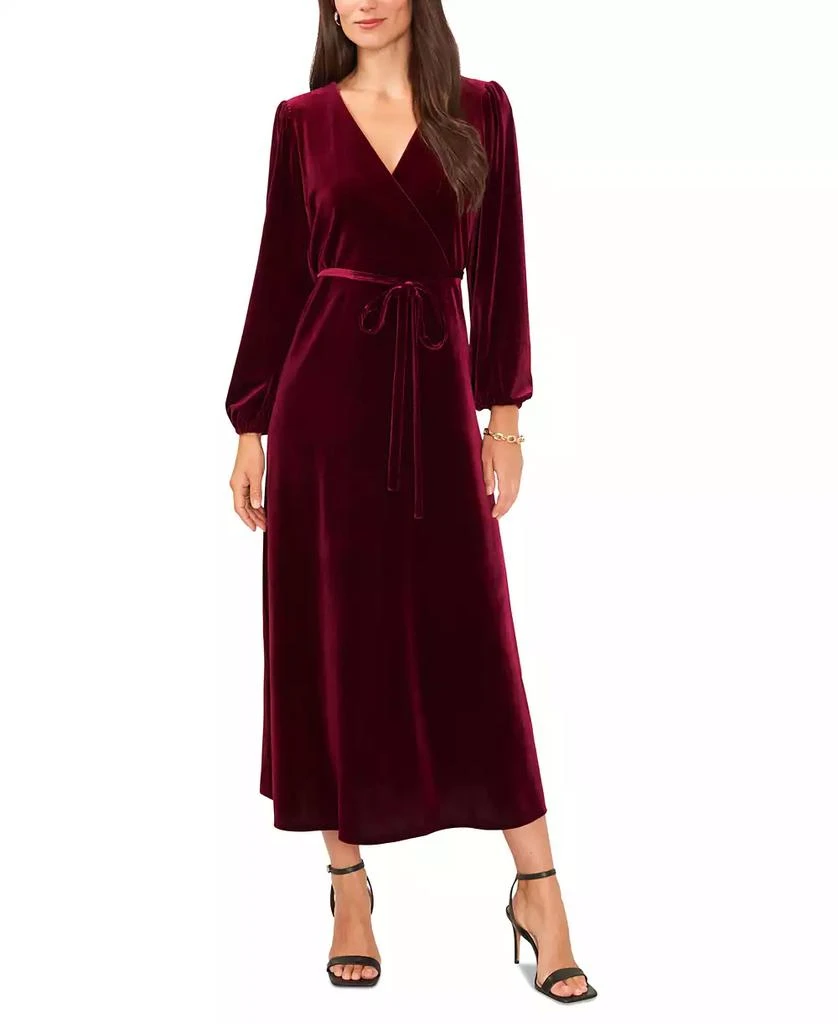 MSK Petite Velvet Dress 1