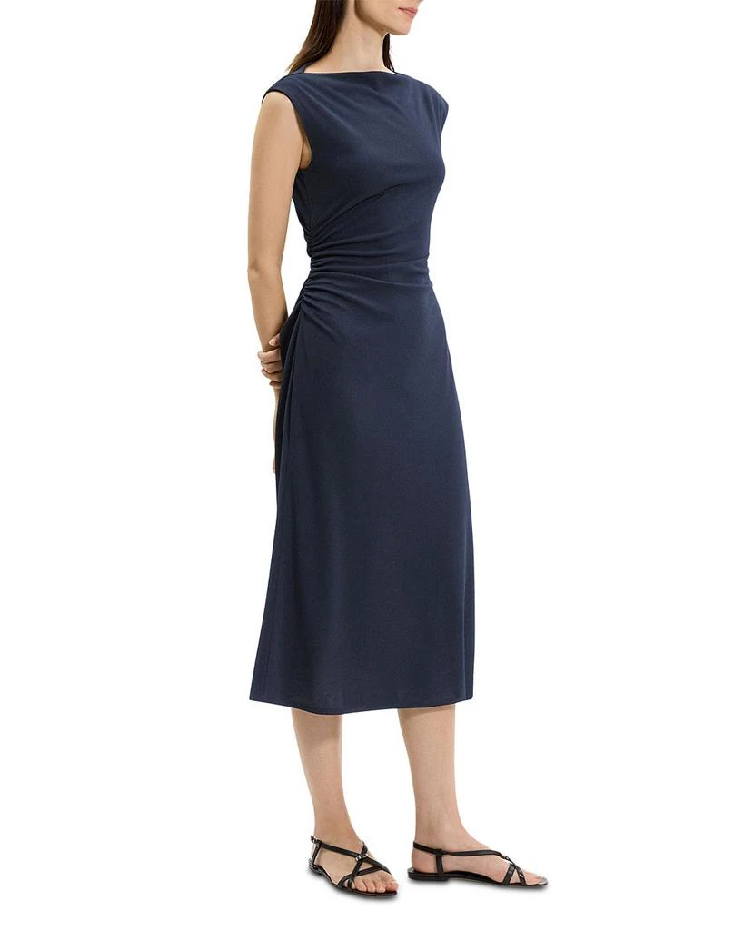 Theory Boat Neck Midi Dress 3