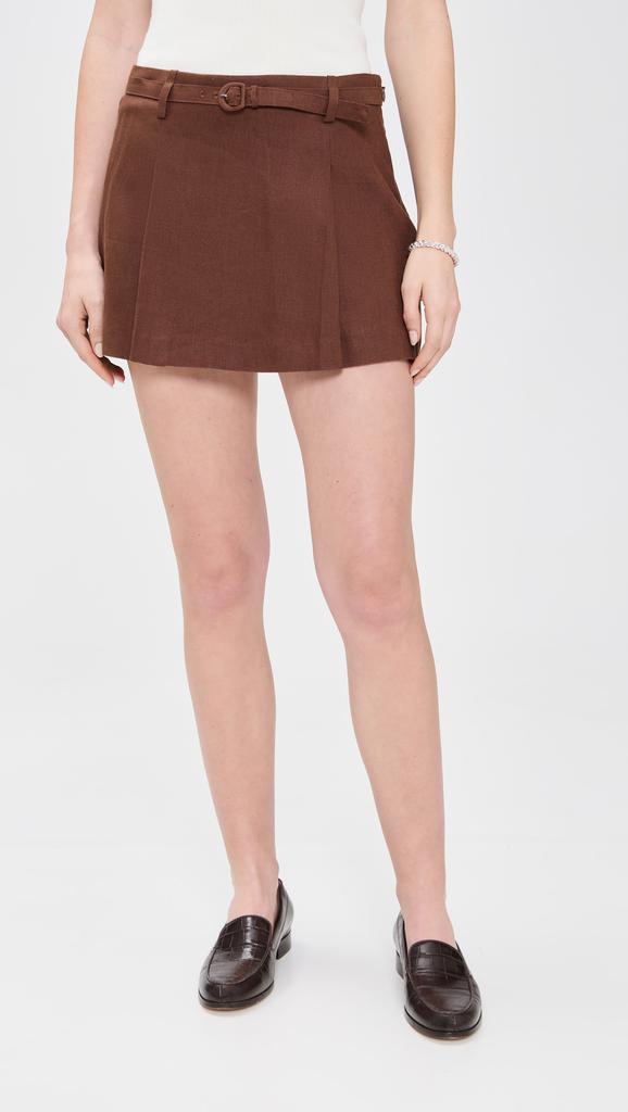 Reformation Rory Linen Skirt