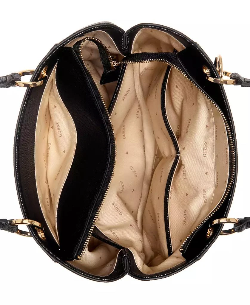 GUESS Noelle Small Double Compartment Top Zip Tote Bag 5