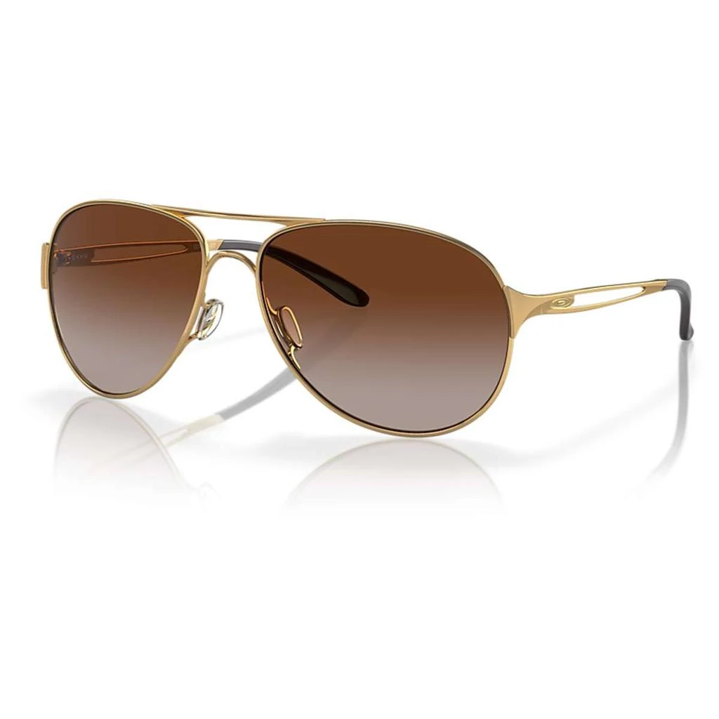 Oakley Oakley Caveat Women's Black Aviator Polarized Sunglasses 1
