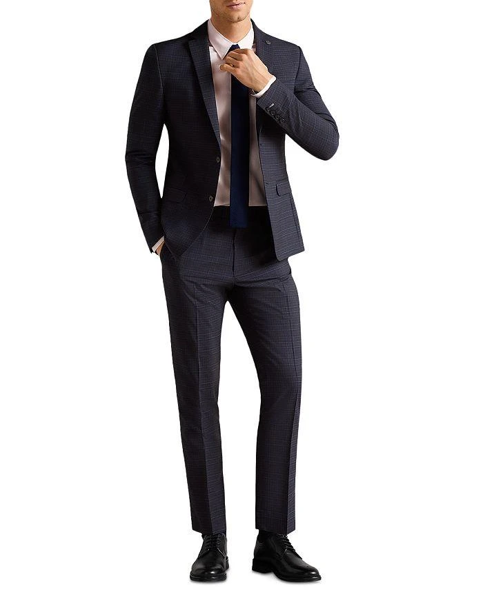 Ted Baker London Berwits Check Slim Fit Suit Trousers 2