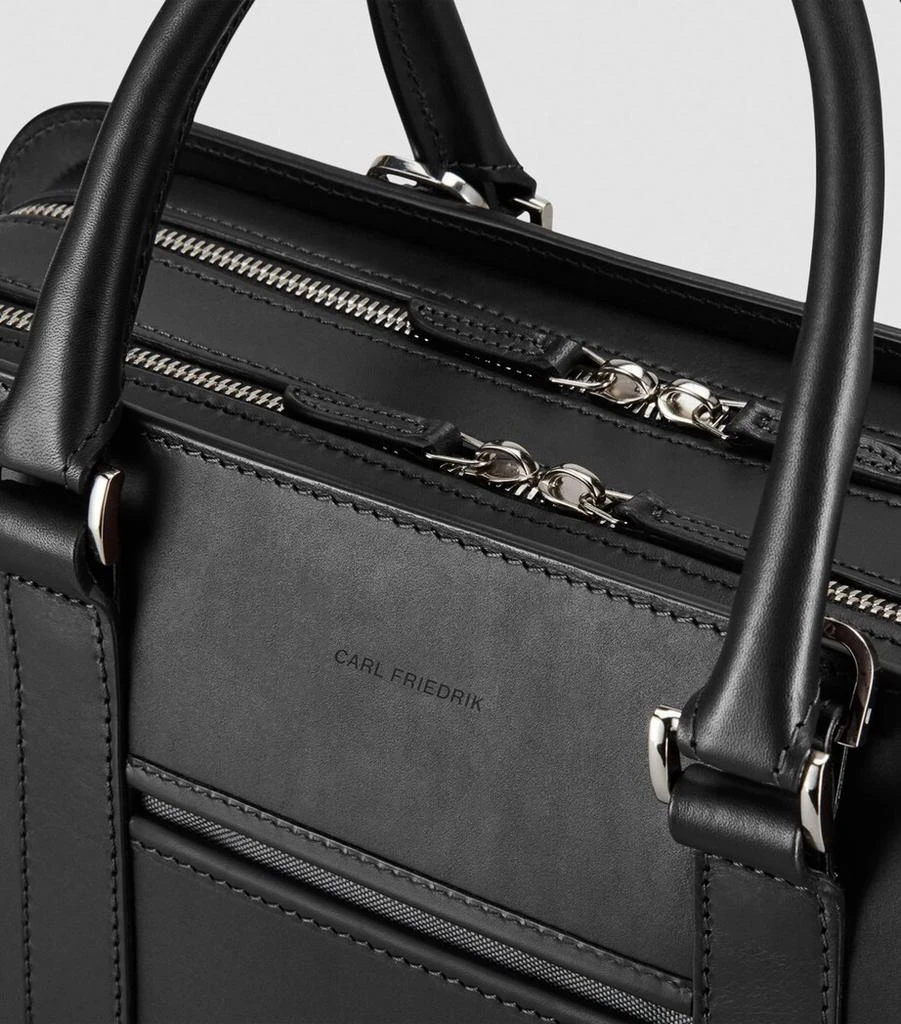 Carl Friedrik Leather Palissy Double Briefcase 7
