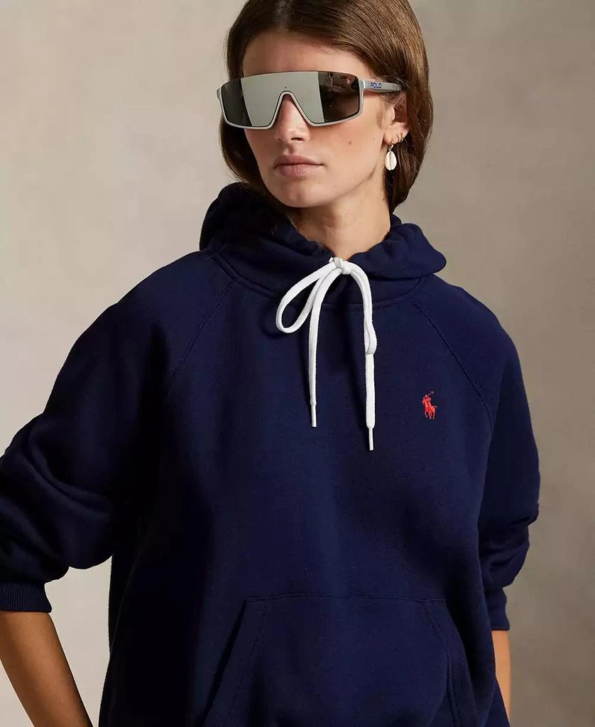 Ralph Lauren Women
s Shrunken Fit Fleece Hoodie Sweatshirt 3