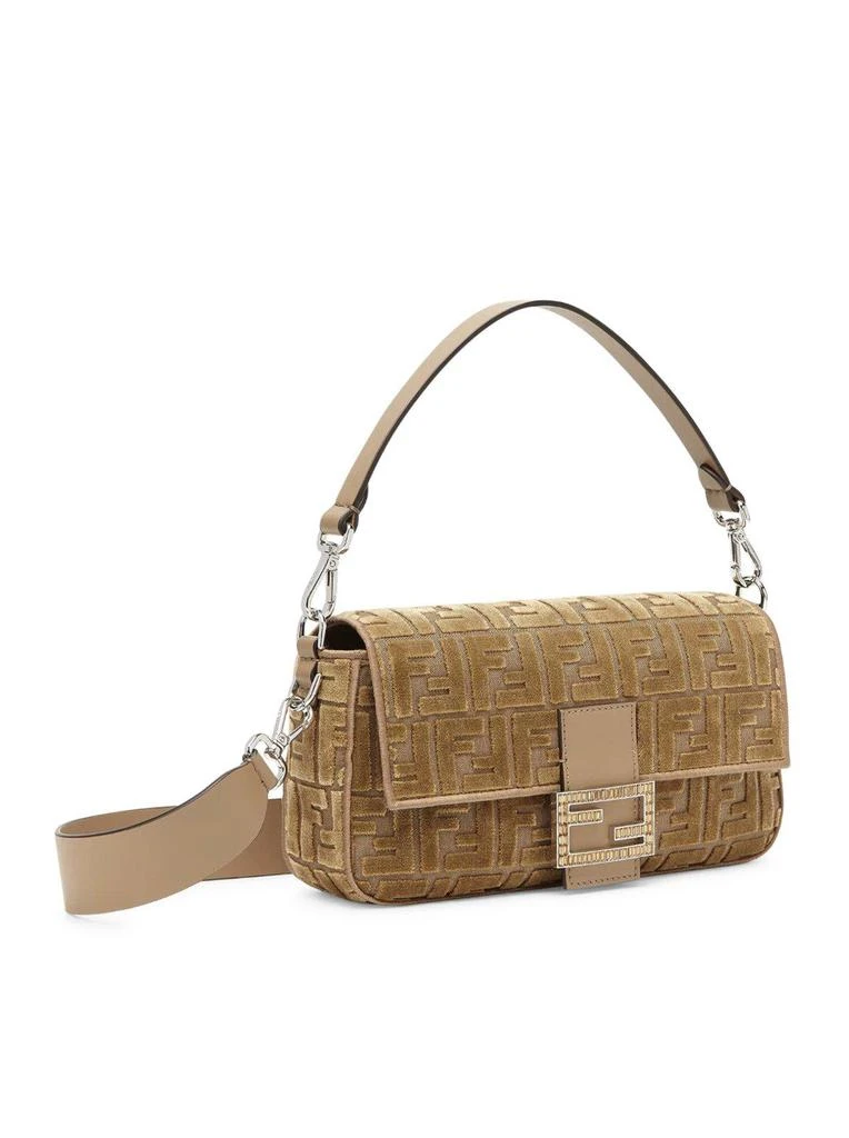 Fendi Monogrammed Logo Plaque Shoulder Bag 3