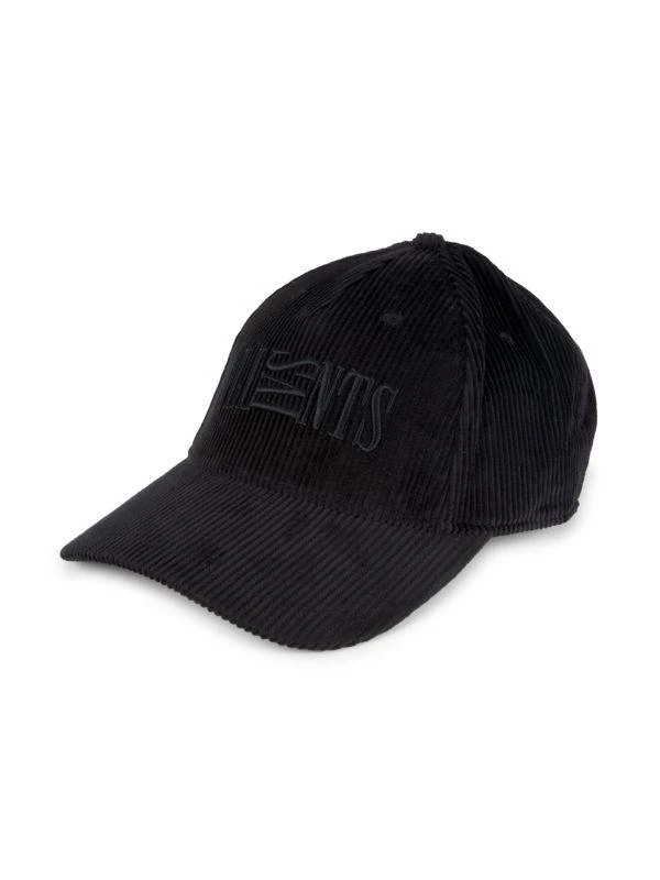 ALL SAINTS Logo Corduroy Baseball Cap 1