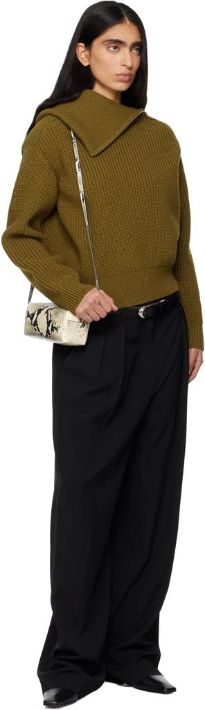 Khaite Black Dome Belt 2