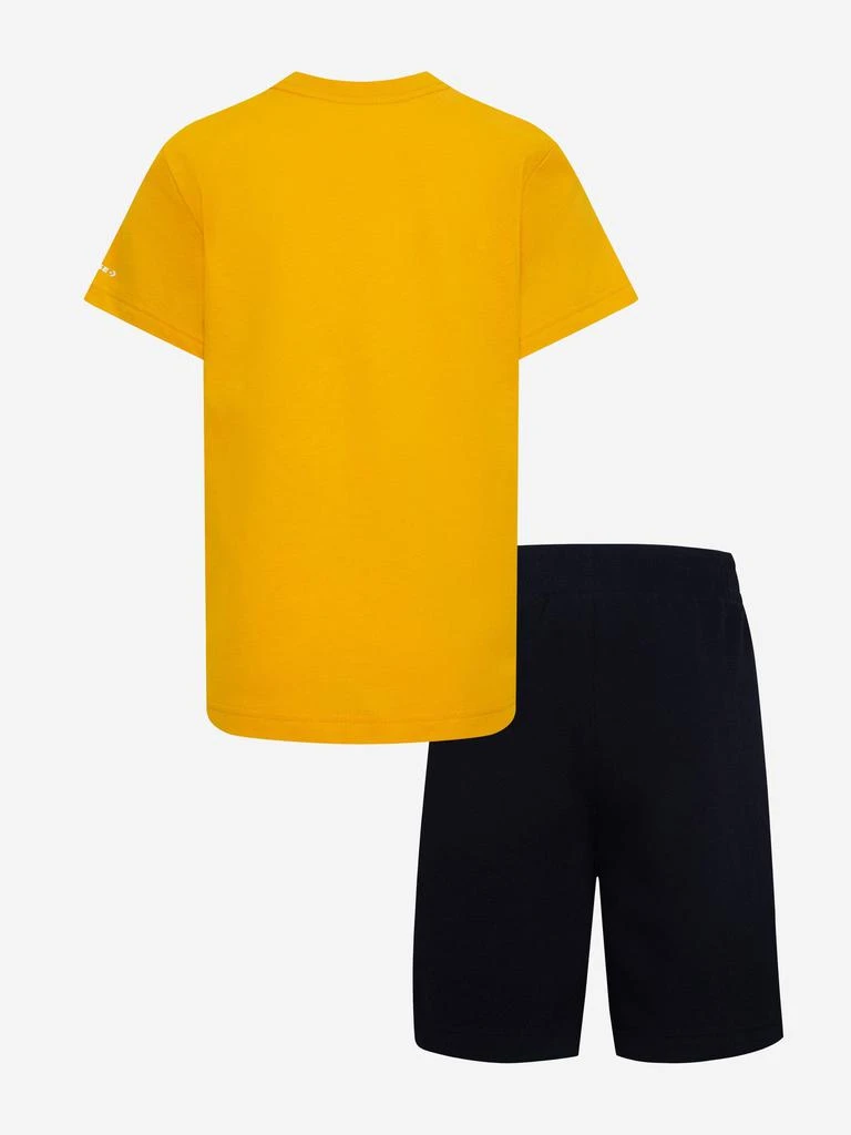 Converse Converse Boys Squiggle T-Shirt And Shorts Set in Black 2