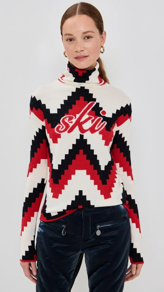PERFECT MOMENT Chevron Roll Neck Sweater 6