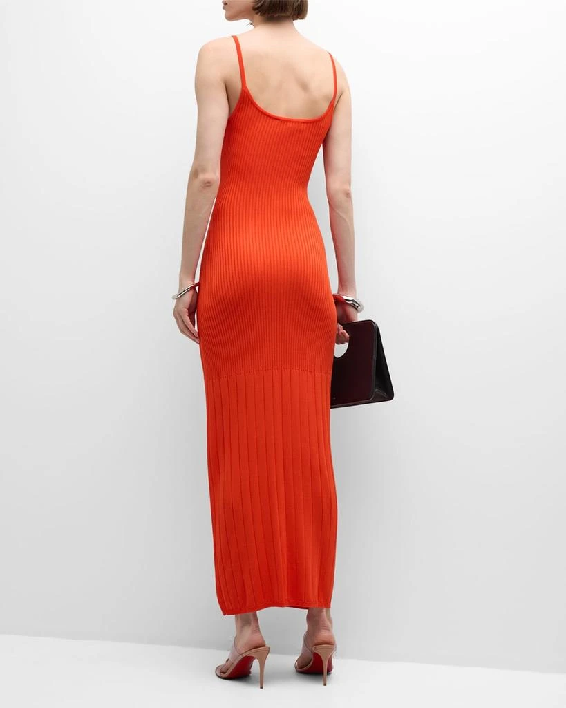 Solid & Striped The Noel Ribbed Maxi Dress 4