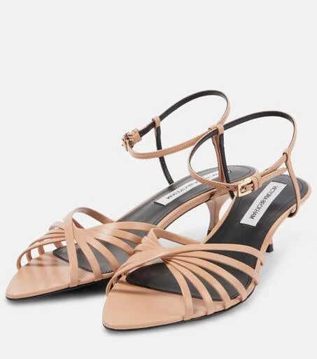 Victoria Beckham 50 leather sandals 4