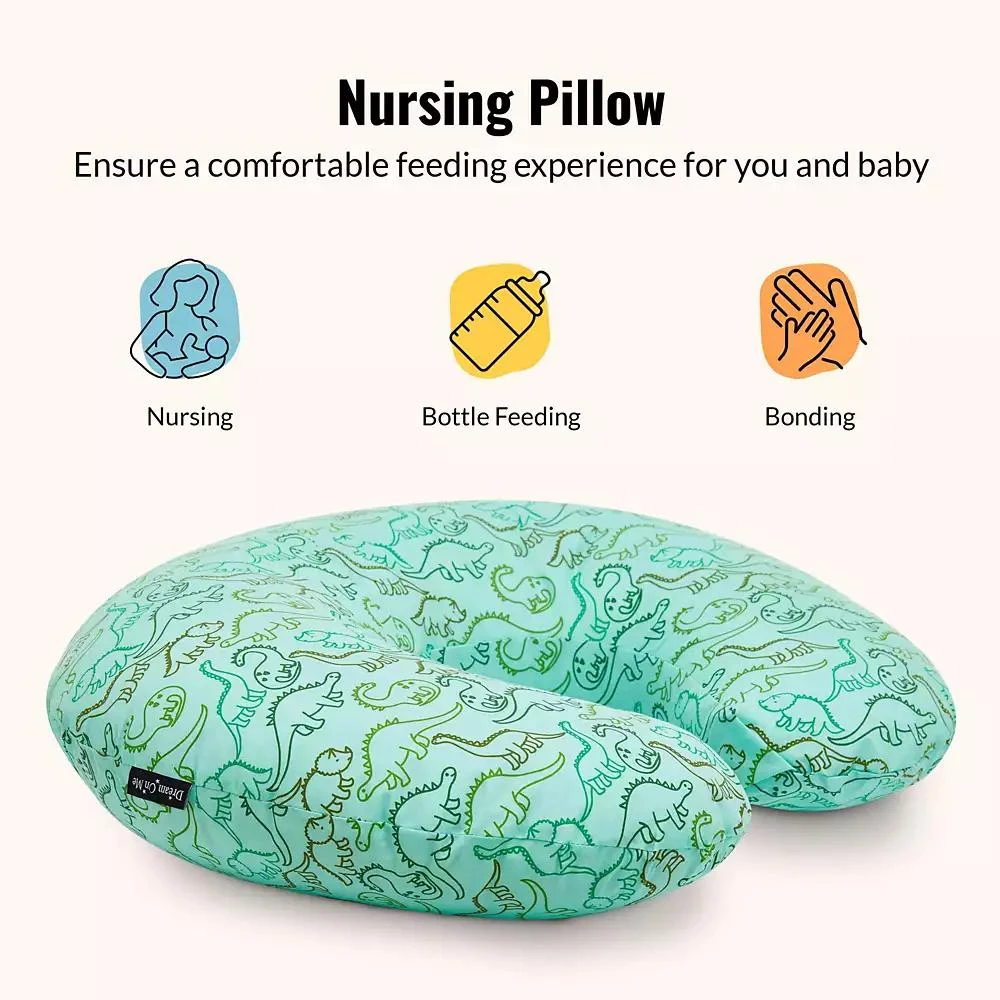 Dream On Me Beeboo Nursing Pillow and Positioner, Removable and Washable Pillow Cover, Breathable Fabric 3