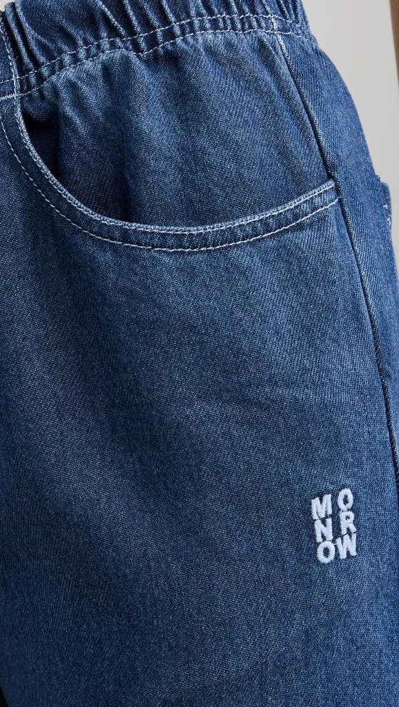 Monrow Soft Denim Sweatpants 5