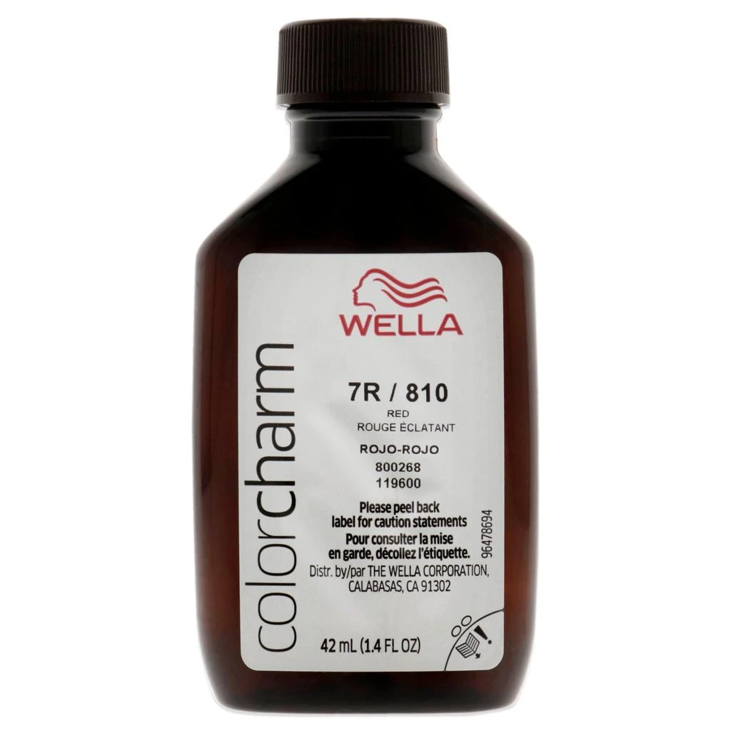 Wella Color Charm Permanent Liquid Haircolor - 810 7R Red Red Intensifier by  for Unisex - 1.4 oz Hair Color 2