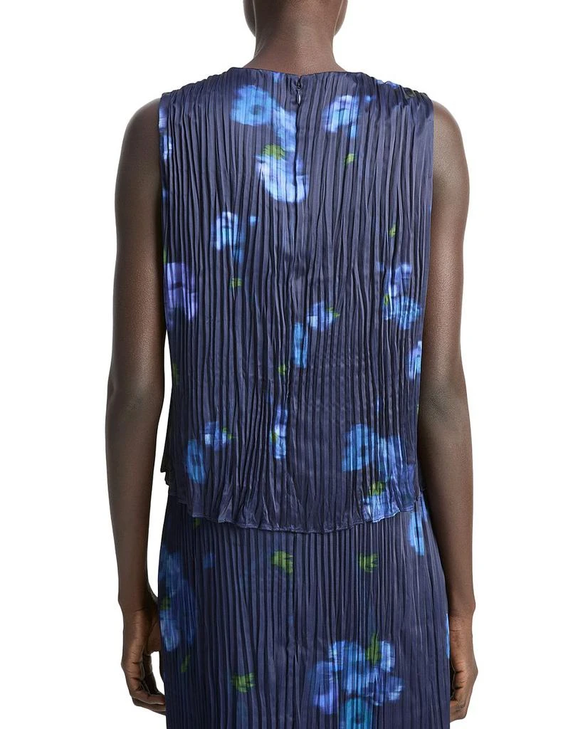 Vince Poppy Blur Crushed Satin Top 2