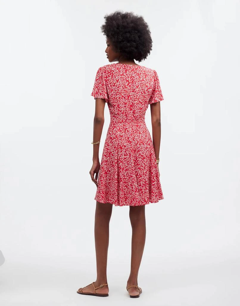 Madewell Flutter-Sleeve Mini Dress in Floral 4