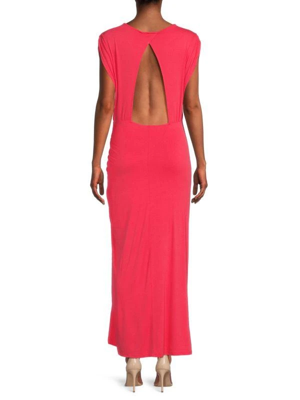 Free People Lakeside Ruched Slit Midi Dress 2