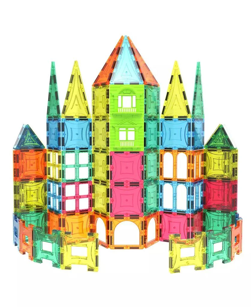 Mag-Genius 102 Piece Magnetic Building Block Play People Castle Set 6
