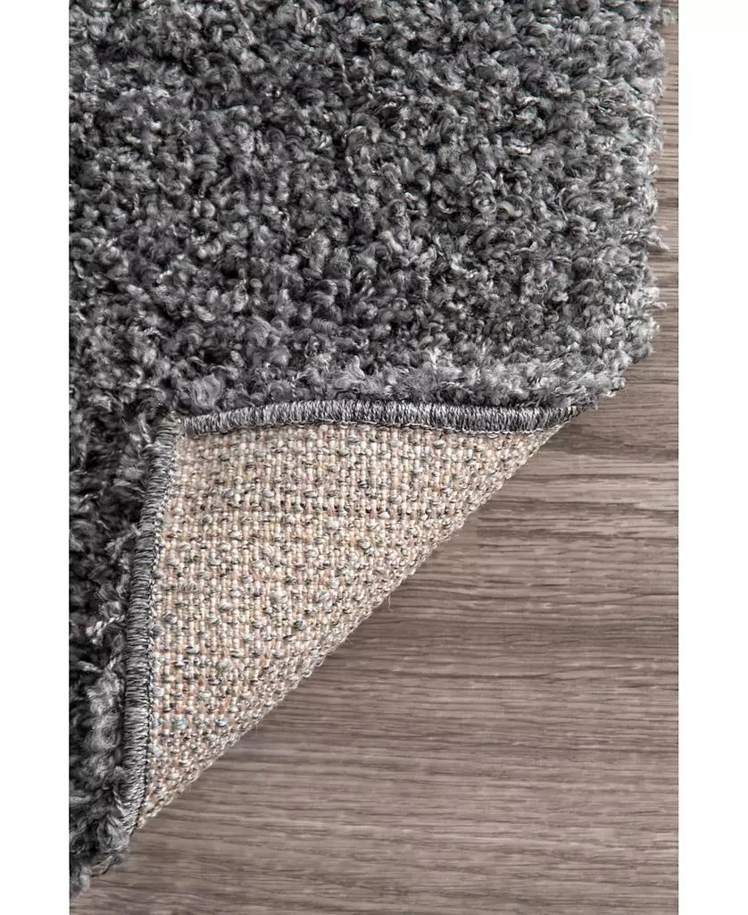nuLOOM Easy Shag Contemporary Marleen Solid 3'2" x 5' Area Rug 4