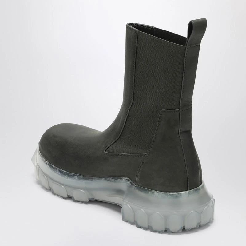 Rick Owens Bozo Tractor boot dark green 4