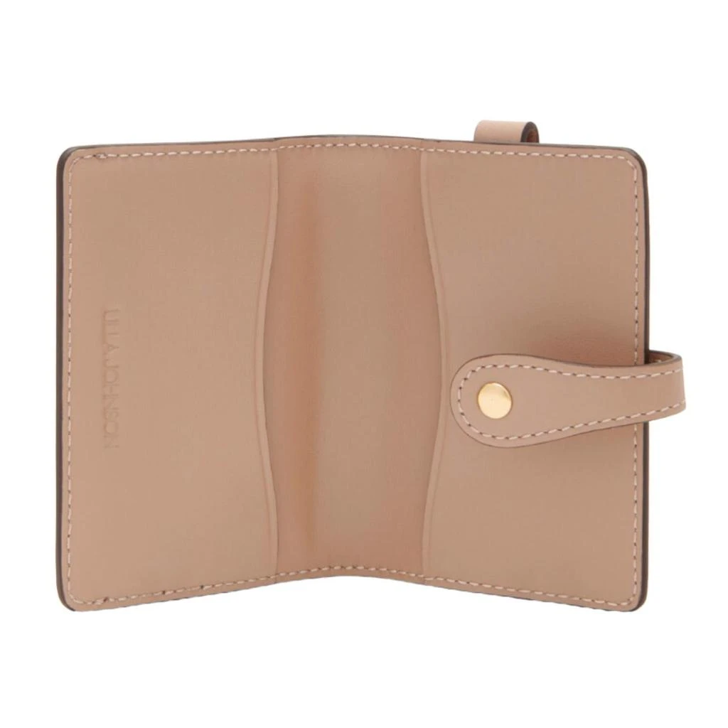Ulla Johnson Alvie Card Holder In Graphite Lizard 3