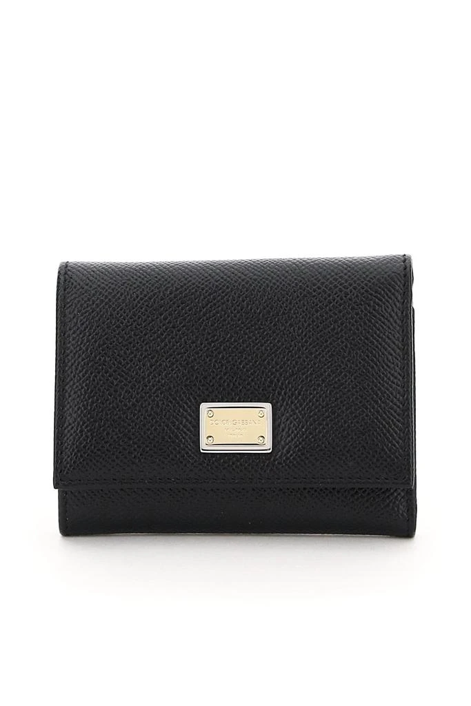 Dolce & Gabbana Dolce & Gabbana Logo Plaque Trifold Wallet 1