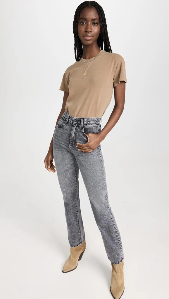 MADEWORN ROCK Crop Solid Tee 4