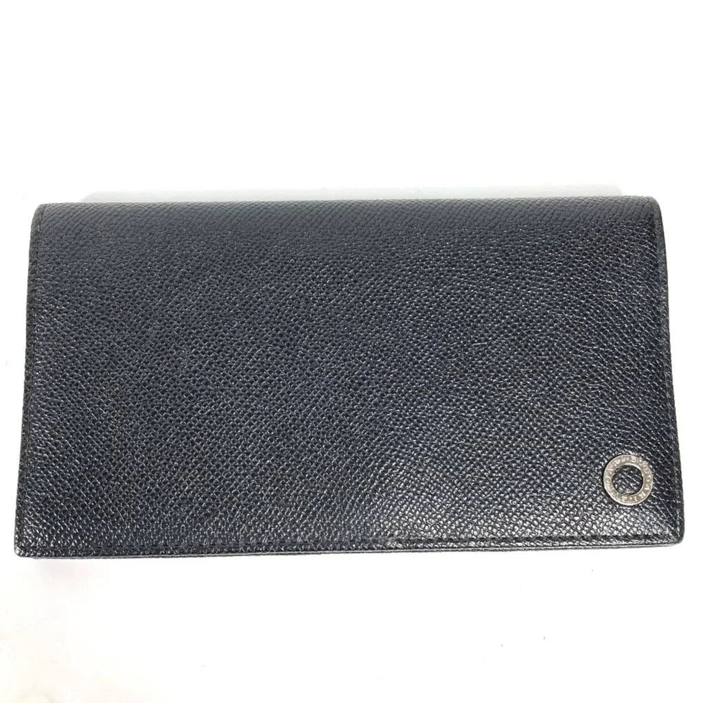 BVLGARI Leather Long Wallet (Bi-Fold) (Pre-Owned)
