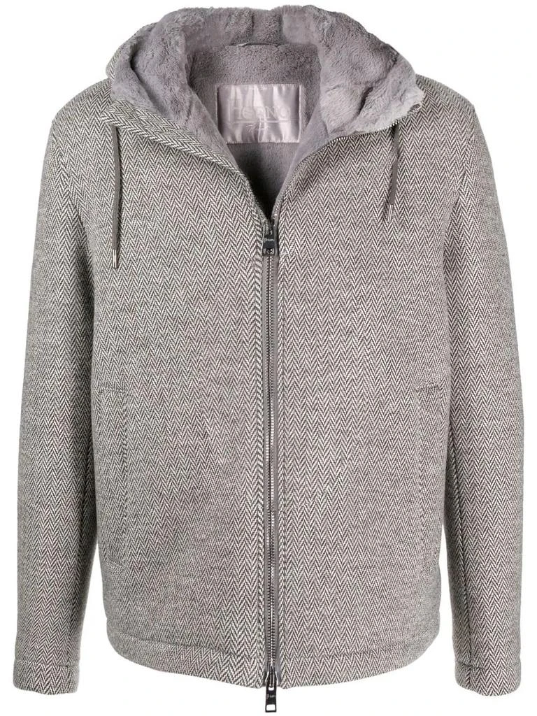 Herno zip-up hooded jacket - men 1