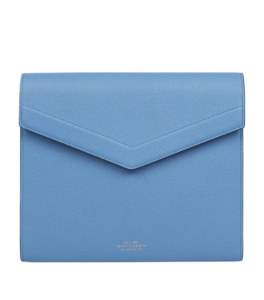 SMYTHSON Leather Panama A5 Writing Folder 1