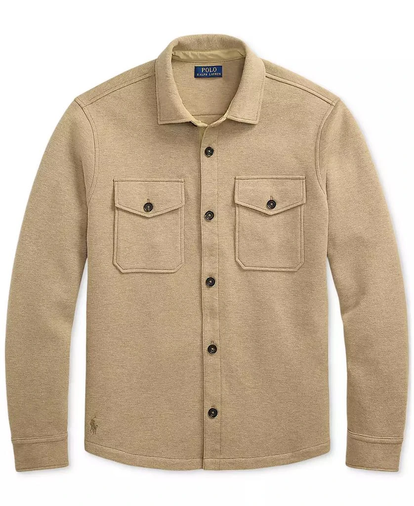 Ralph Lauren Men's Double-Knit Mesh Shirt Jacket 6