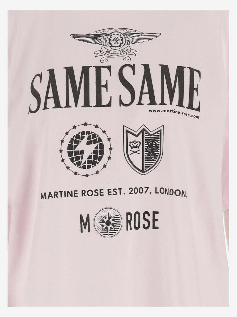 Martine Rose Cotton T-shirt With Logo 3
