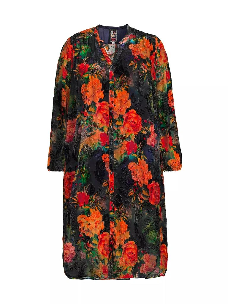 Johnny Was Plus Renna Burnout Slip Dress 1