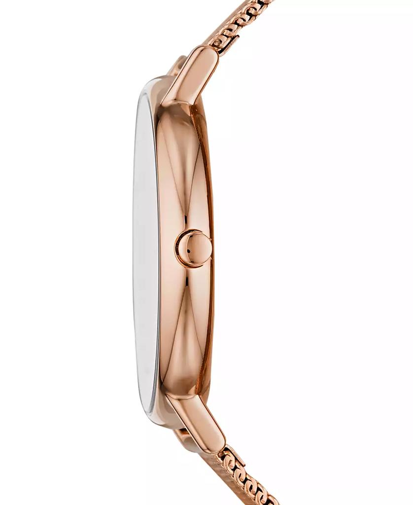 Skagen Women's Signatur Rose Gold-Tone Stainless Steel Mesh Bracelet Watch 38mm