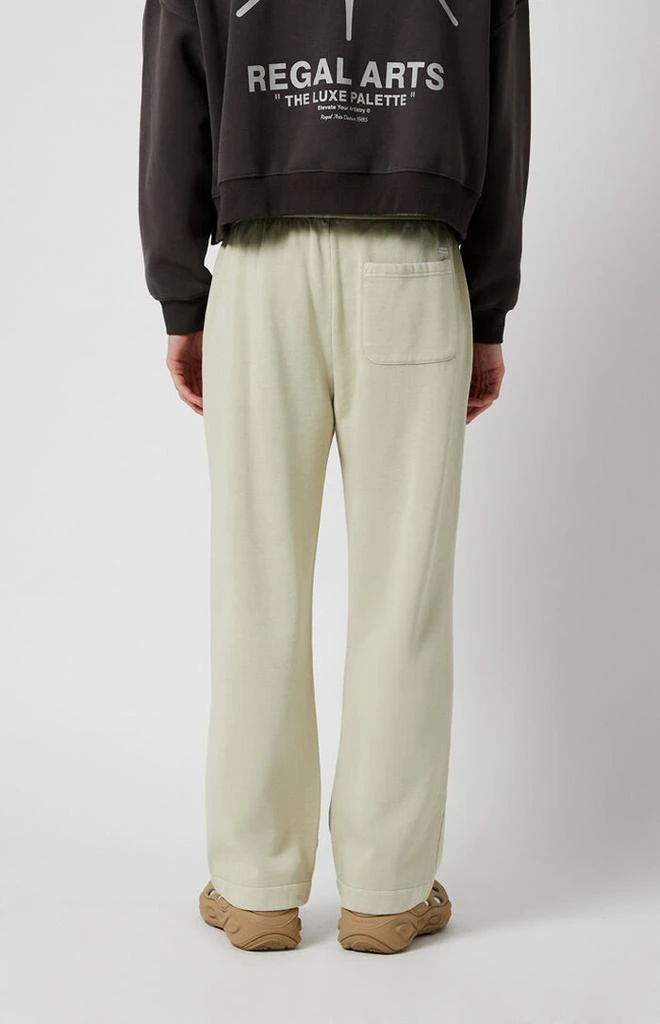 PacSun Cream Wash Baggy Sweatpants 4
