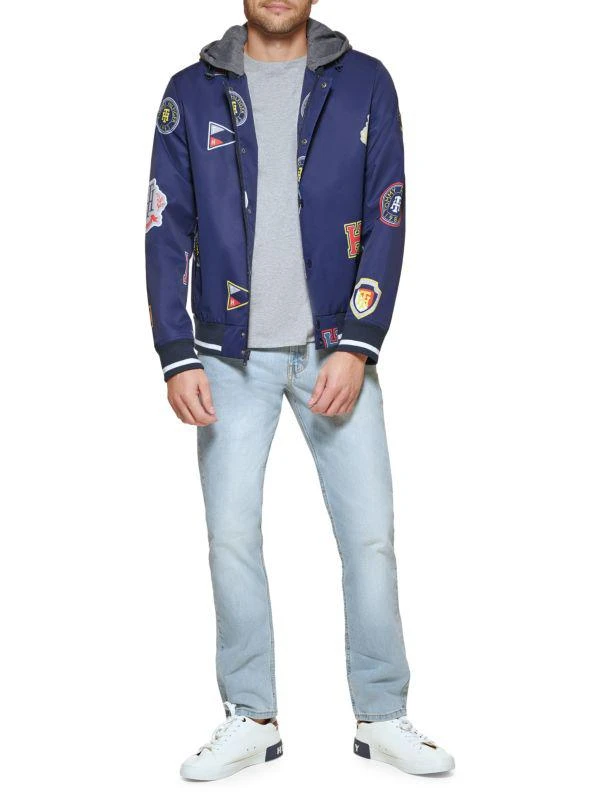 Tommy Hilfiger Jersey Hooded Bomber Jacket 6