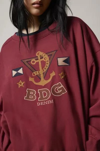 BDG BDG Embroidered Anchor Sweatshirt 3