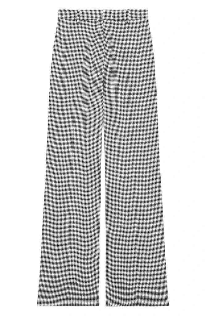 Theory B.Mel Houndstooth Check Linen Blend Pants 5