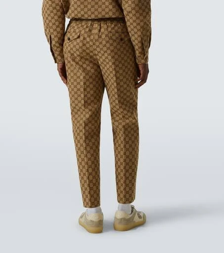 Gucci GG Supreme cotton-blend pants 4
