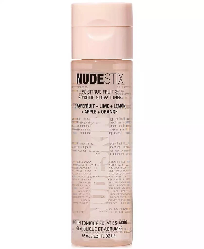 NUDESTIX Nudeskin 5% Citrus Fruit & Glycolic Glow Toner, 3.21-oz. 1