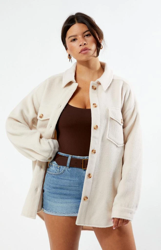PacSun Off White Shacket 1