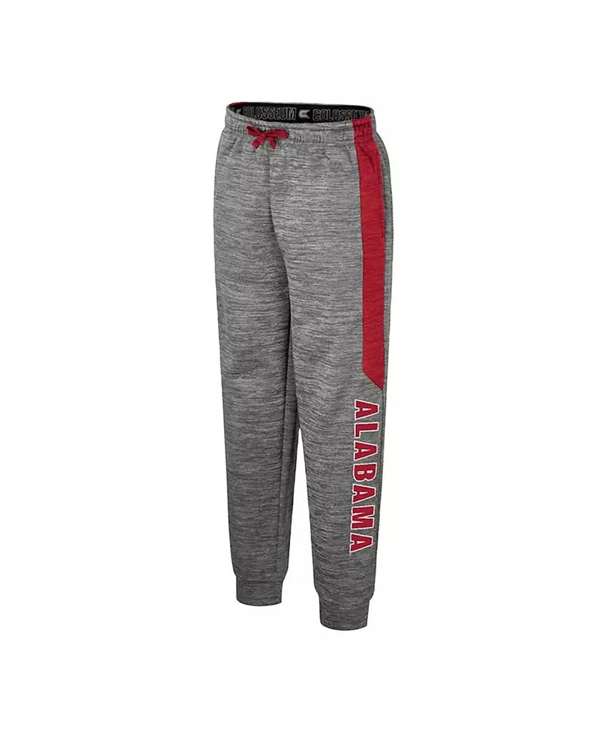 Colosseum Big Boys and Girls Heather Gray Alabama Crimson Tide Fleece Pants 3